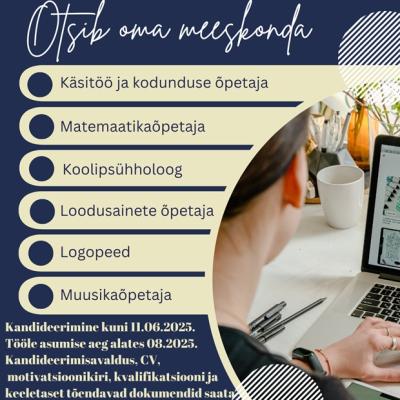 Kohtla-Järve Maleva Põhikool otsib oma meeskonda...